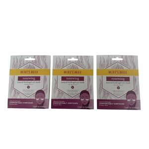 Burt's Bees Renewing Natural Hydrogel Eye Mask with Algae Extract 3 Count‎
